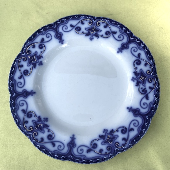 Johnson Bros Blue Flow Jewel Fine Bone China 8” Plate - Picture 5 of 5